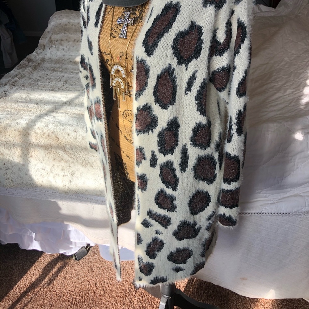 Animal print sweater